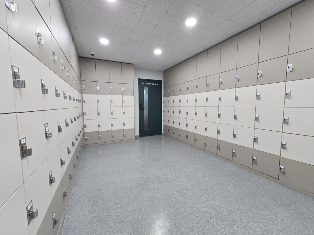 대치동 재수학원 강안교육 재원생 전용 사물함실 내부 모습